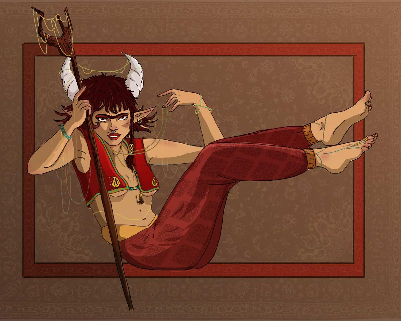 Qajar-era paintings of women